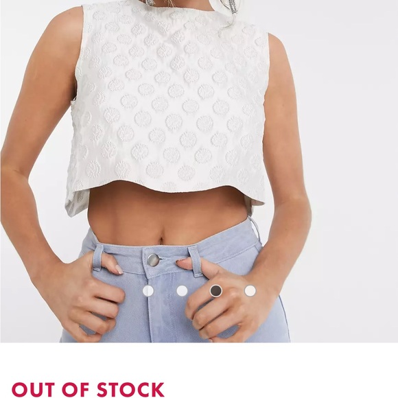 NWT ASOS dream sister Jane tie back top - Picture 2 of 9